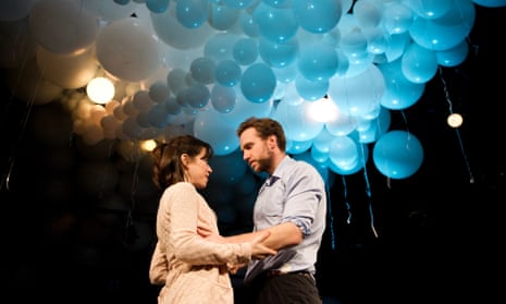 Sally Hawkins and Rafe Spall in Constellations at the Royal Court, London, in 2012.