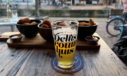 A borrel board at Delft Brouhuis