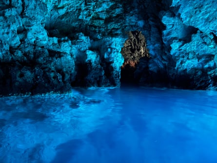 The Blue Cave of Biševo is beautiful but can be very busy with visitors.