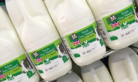 The UK wastes 490m pints of milk every year according to food waste charity Wrap.