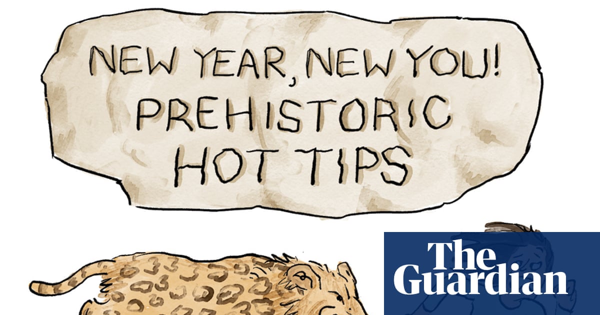 Rate the paleo diet? Then try these other prehistoric wellness tips: the Becky Barnicoat cartoon
