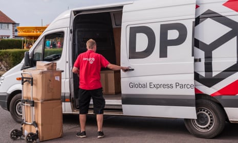 A DPD delivery driver