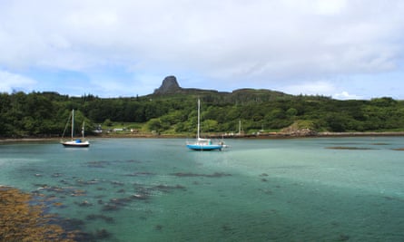 Shore leave: the bay at Galmisdale on the Isle of Eigg.