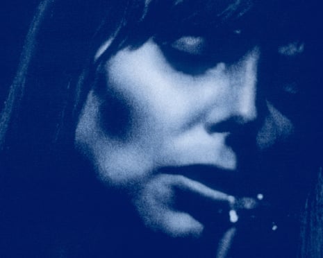 Detail from the cover of Joni Mitchell’s 1971 album Blue.