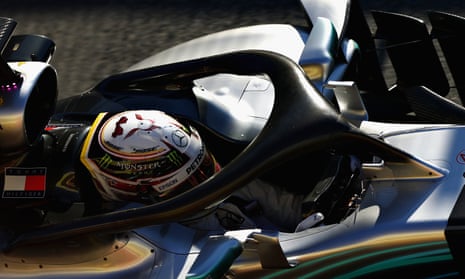Jean Todt says attacks on the Halo system, seen here on Lewis Hamilton’s Mercedes, are ‘childish’.