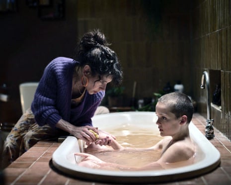 Sally Hawkins and Jonah Wren Phillips in Bring Her Back.