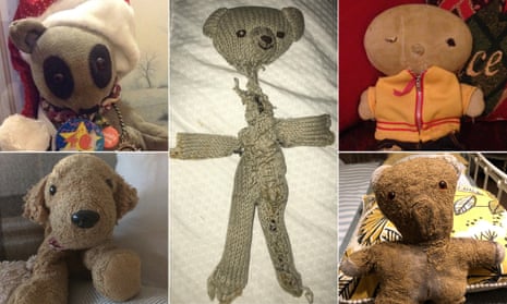 ‘Transitional objects’ – teddies and comforters – sent in by readers to Guardian Community 