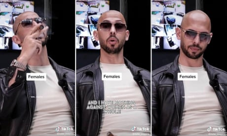 Andrew Tate on TikTok.