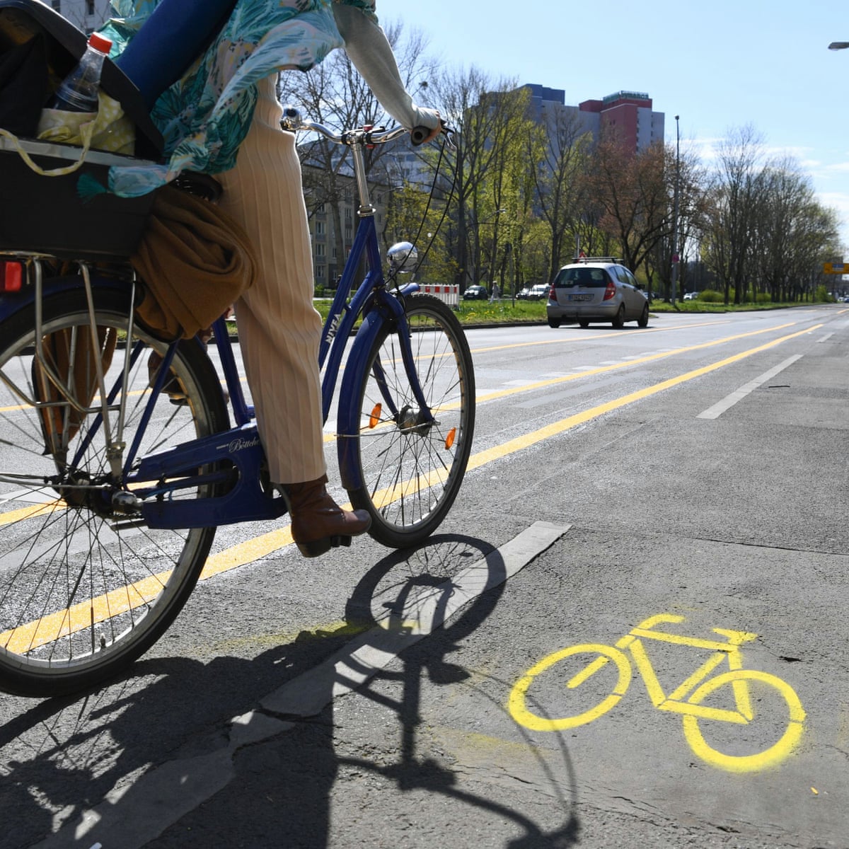 Pop Up Bike Lanes Help With Coronavirus Physical Distancing In