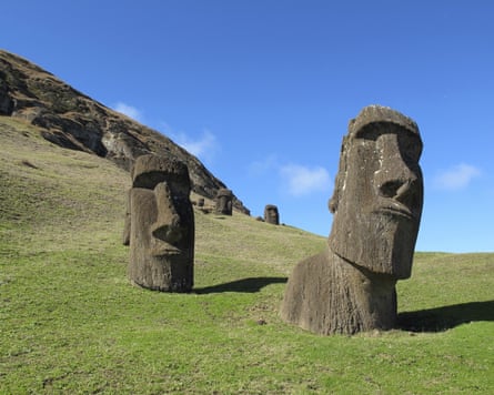 Easter Island heads.