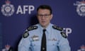 AFP commissioner Reece Kershaw alleged the Brisbane couple worked together to access Australian Defence Force material relating to national security interests.