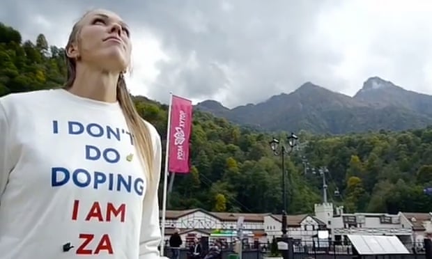 Nadezhda Sergeeva in the Instagram video