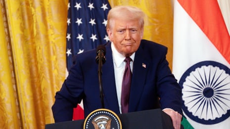 'Too early to say' what will happen in negotiations on Ukraine, says Trump – video