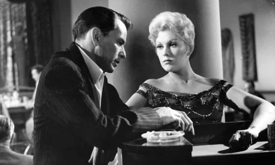 With Frank Sinatra in The Man With the Golden Arm.