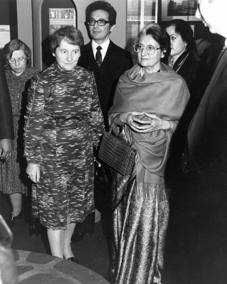 Margaret Weston and Indira Gandhi