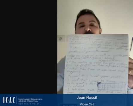 Jean Nassif beamed in from his Beirut bedroom.