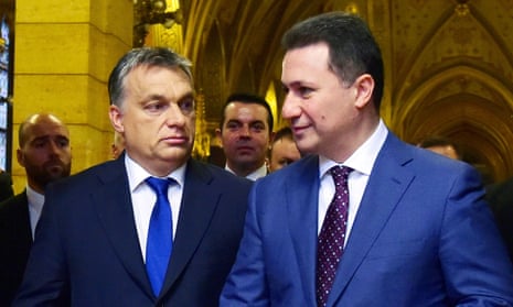 Viktor Orbán and Nikola Gruevski