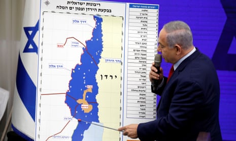 Benjamin Netanyahu said he would permanently seize up to a third of the West Bank if elected.