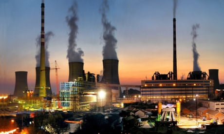 The Huaibei coal-fired power plant in Haibei city, Anhui province, China.