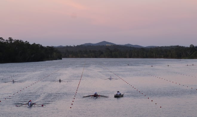 ‘Lovely gentle dinosaurs’: Brisbane 2032 Olympic rowing may be held in saltwater crocodile habitat The Fitzroy River already hosts the Rockhampton Fitzroy Rowing Club.Photograph: Rockhampton Fitzroy Rowing Club