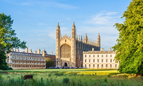 Kings College Chapel, Clare college and Gibbs Building from Cambridge University