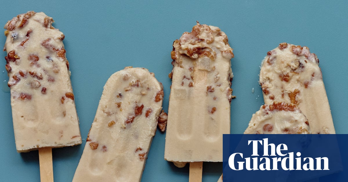 Walnut and pear lollies and rhubarb sorbet: Jacob Kenedy's icy desserts recipes