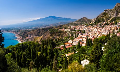 The coastal town of Taormina, where world leaders are gathered.