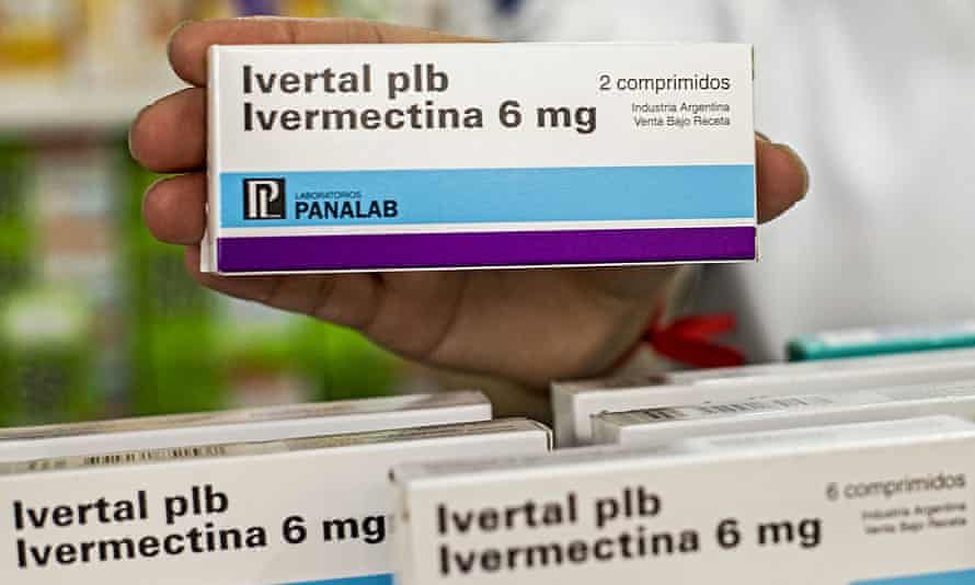 Packets of ivermectin in Argentina.