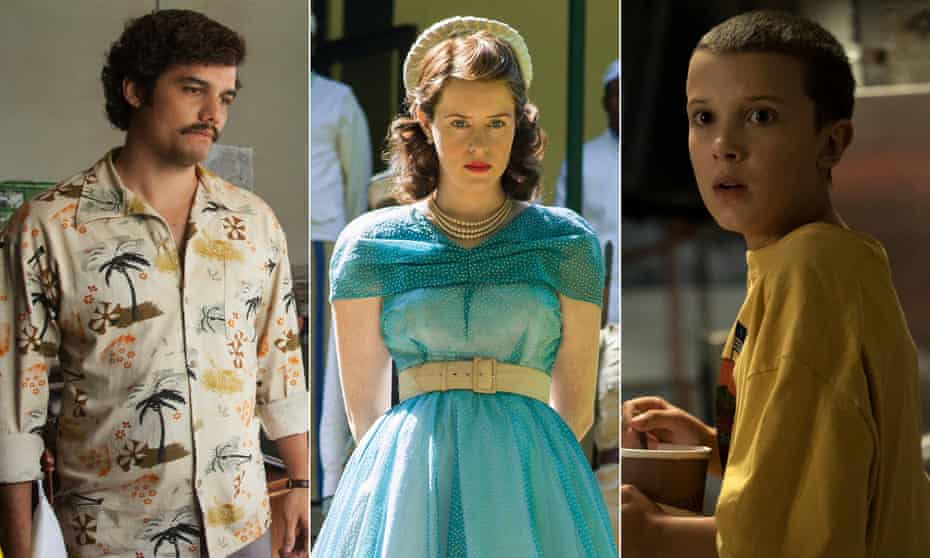 Narcos, The Crown and Stranger Things