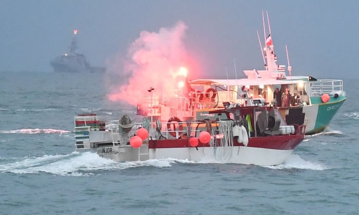 UK patrol vessels to remain off Jersey as French fishers end protest UK patrol vessels to remain off Jersey as French fishers end protest