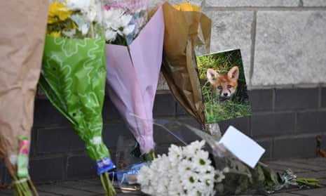 Bouquets of flowers have been laid at the King Power Stadium in Leicester.