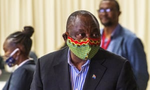 South African President Cyril Ramaphosa.