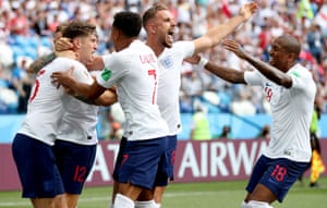 England celebrate.