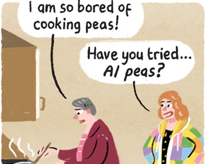 Give peas a chance – even AI peas: the Stephen Collins cartoon