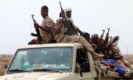 Sudanese forces fighting alongside the Saudi-led coalition in Yemen