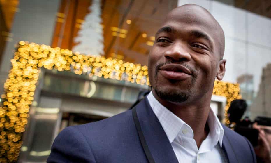 Adrian Peterson rushed for 1,042 yards last season