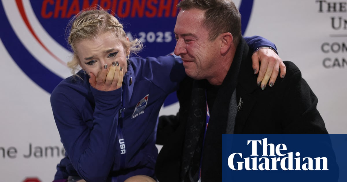 Amber Glenn drills triple axel to retain US figure skating title over Alysa Liu