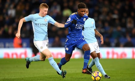 Demarai Gray caused Manchester City problems with his pace as Leicester put up a good fight.