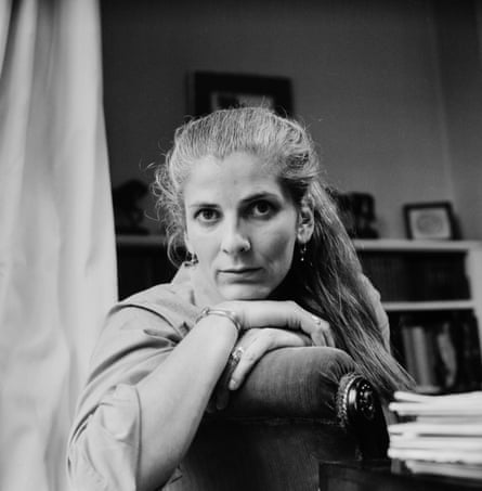 Portrait of Elizabeth Jane Howard looking into the camera