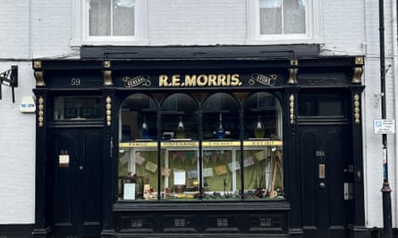 RE Morris General Store at 59, the High Street, Lowestoft.