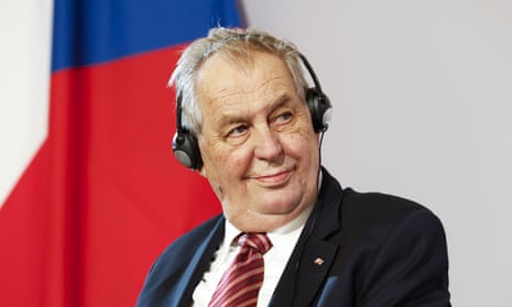 The president of the Czech Republic, Miloš Zeman