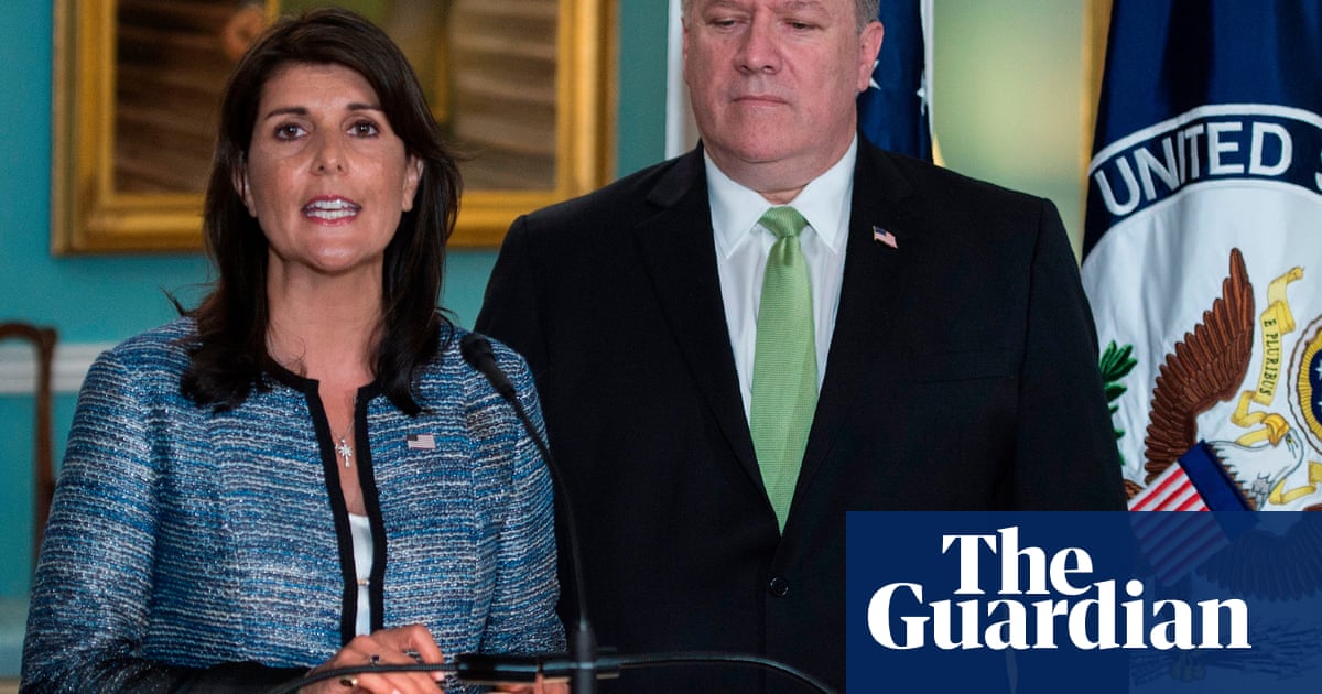 Nikki Haley accuses Pompeo of lies and gossip to sell book after vice-president plot claim
