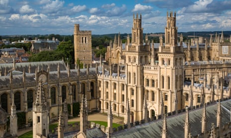 All Souls College and the spires of Oxford University