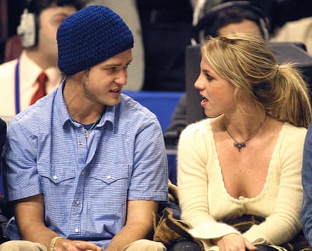 Britney Spears and Justin Timberlake in 2002.