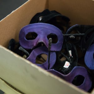 A box of masks.