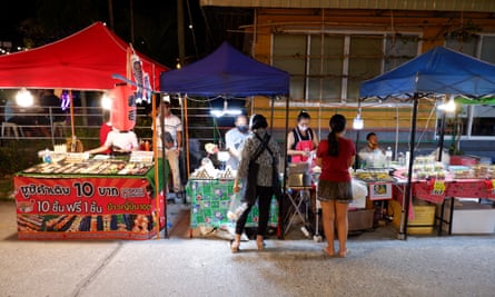 Market stalls in Chaweng on Koh Samui