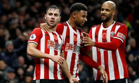 Sheffield United S George Baldock Seals Draw Against Limp Tottenham Premier League The Guardian