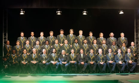 The controversial South African Springbok rugby team in 2015.