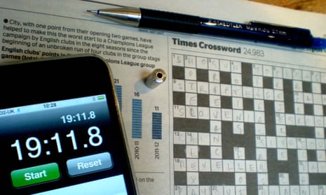 Beginner video: Solving The Times crossword on 1 Nov 2017 