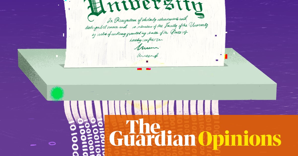 We told young people that degrees were their ticket to a better life. It's become a great betrayal | Gaby Hinsliff